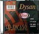 Dysan CD-RW 650 MB 74 min. SLIM